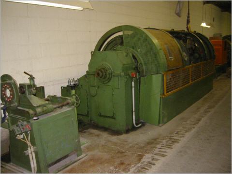 Verseilmaschine vor der Überholung